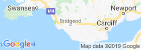 Bridgend map